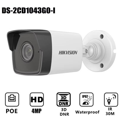 Hikvision DS-2CD1043G0-I | 4MP POE Infrared Bullet Camera