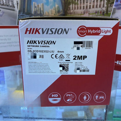 Hikvision DS-2CD1023G2-LIU | Telecamera POE a colori da 2 MP con audio integrato