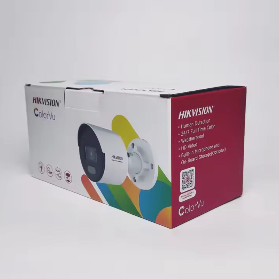 Hikvision DS-2CD1027G2-LUF | 2MP ColorVu Full-Color POE Camera with Built-In Audio