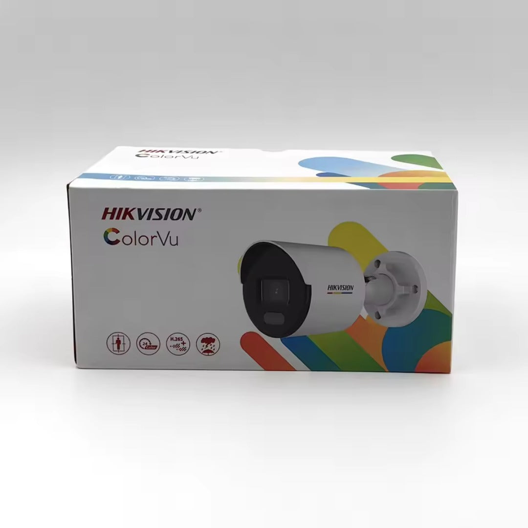 Hikvision DS-2CD1047G2-LUF 4MP ColorVu Network Camera | 24/7 Full Color with Built-in Audio