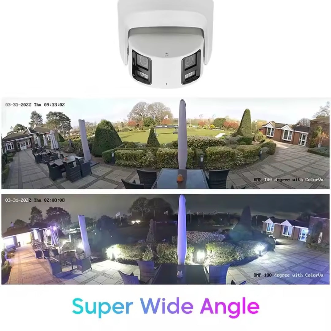 Hikvision DS-2CD2387G2P-LSU/SL 8MP Panoramic ColorVu IP Camera | 24/7 Full-Color Security