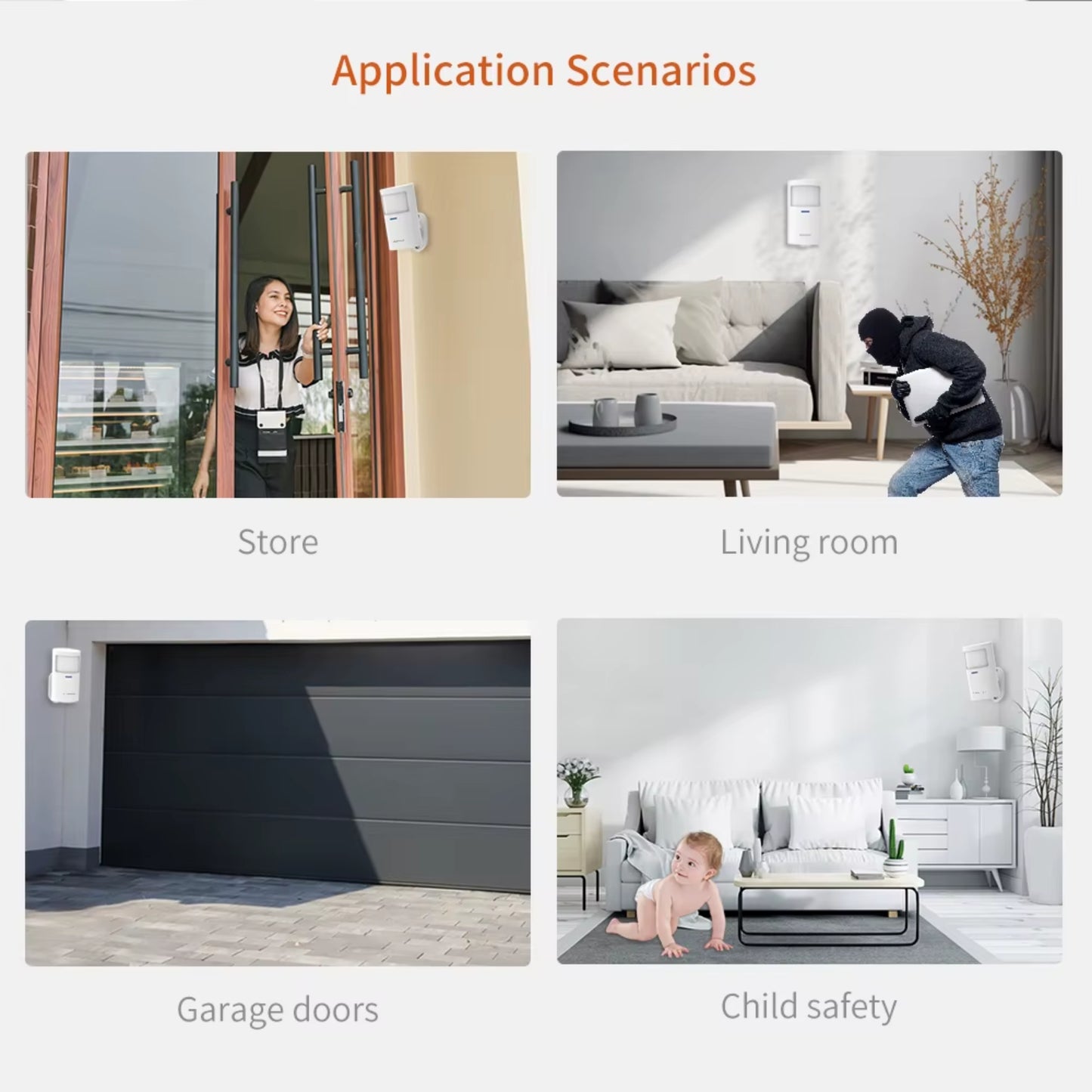 Smart PIR Motion Detection Sensor – Home Security Anti-Theft Alarm