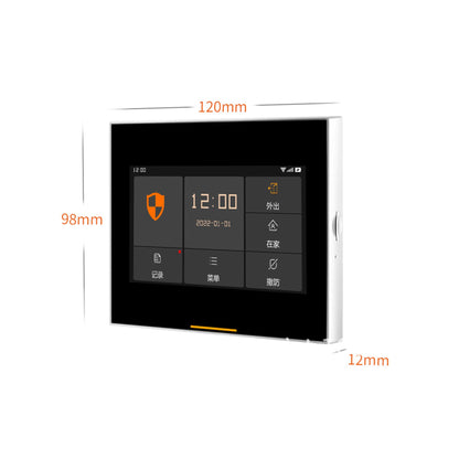 Tuya WiFi Smart Alarm Panel - 4.3" Touchscreen, GSM Dual Network System