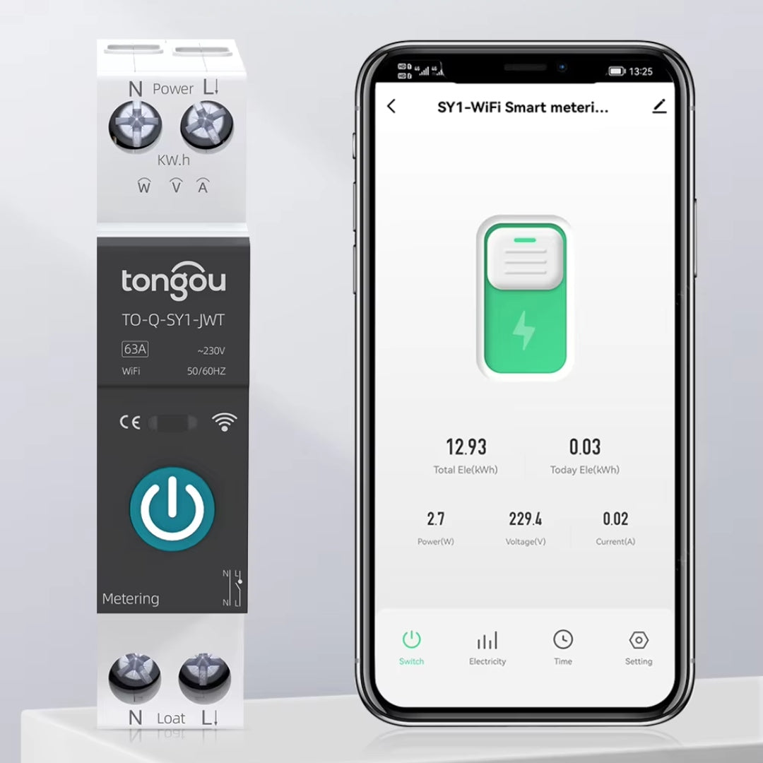 Tuya WiFi Smart Circuit Breaker | Remote Control & Power Metering
