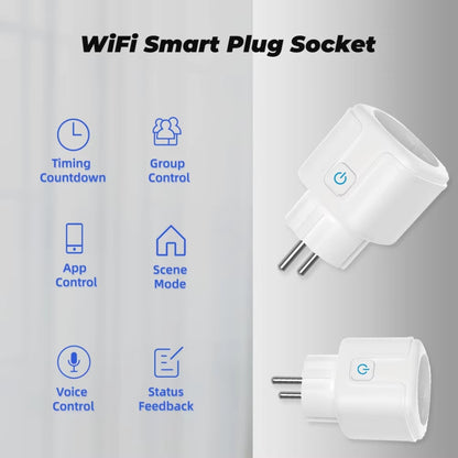 WiFi Smart Plug EU 16A/20A | Alexa, Google Home Compatible with Power Meter